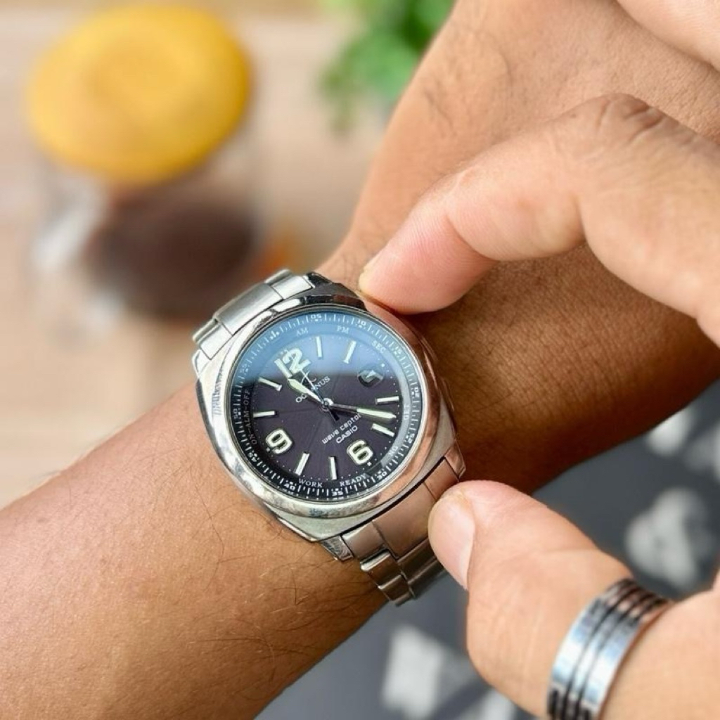 Jam tangan Casio Oceanus World Time Titanium. Casio Oceanus OCW-110TDJ