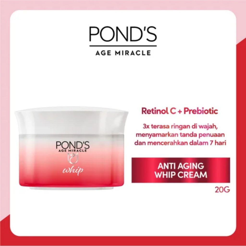 PONDS AGE MIRACLE WHIP CREAM 20GR