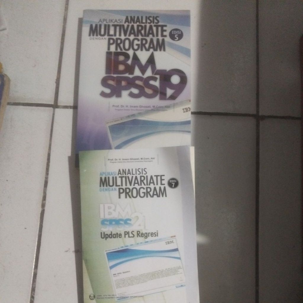 Buku bekas Aplikasi Analisis Multivariate Dengan Program IBM SPSS  19, 21