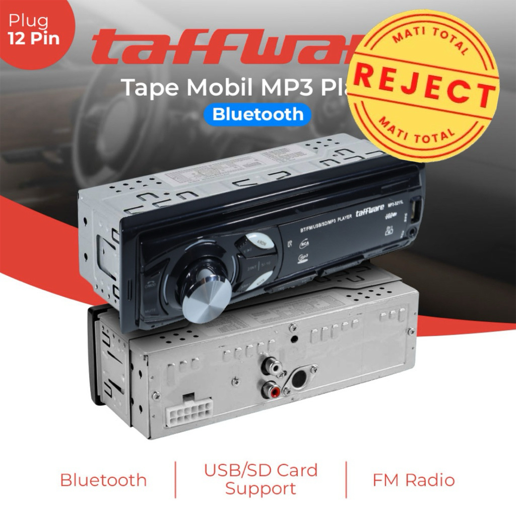 [OBRAL MATI] Tape Mobil Audio MP3 Player Bluetooth 5.0 60W with Remote - MP3-S211L