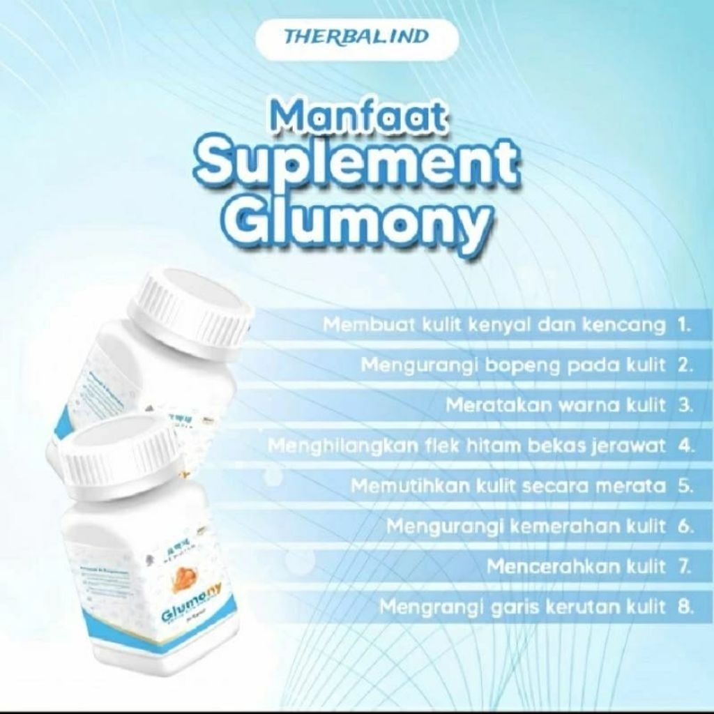 (ORIGINAL) Glumony Kapsul whitening memutihkan | 10x lebih ampuh mencerahkan kulit GLUMONY ASLI