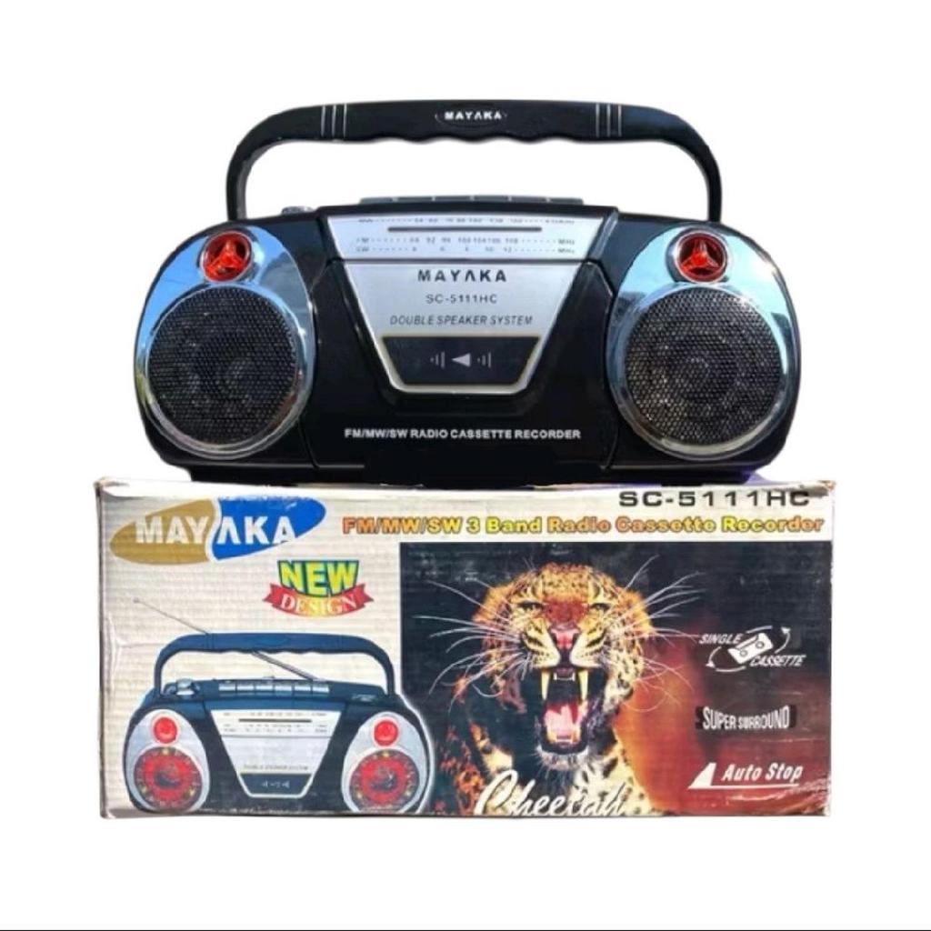 Radio Cassette Mayaka SC-5111 HC | SC-5111HC SC5111 SC5111HC kaset 3 band jadul klasik vintage speak