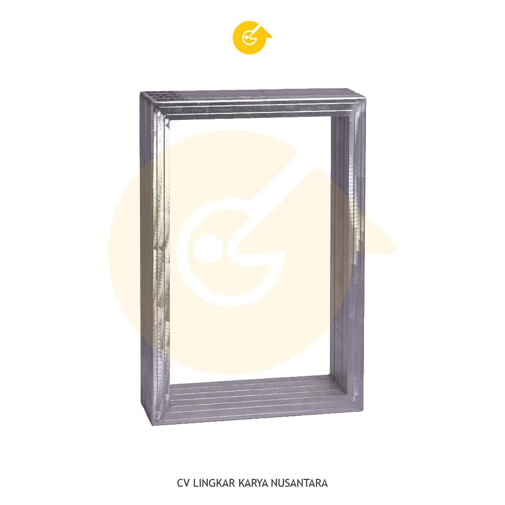 Frame Alumunium | Plangkan Screen Sablon Kaos Alumunium 25x35