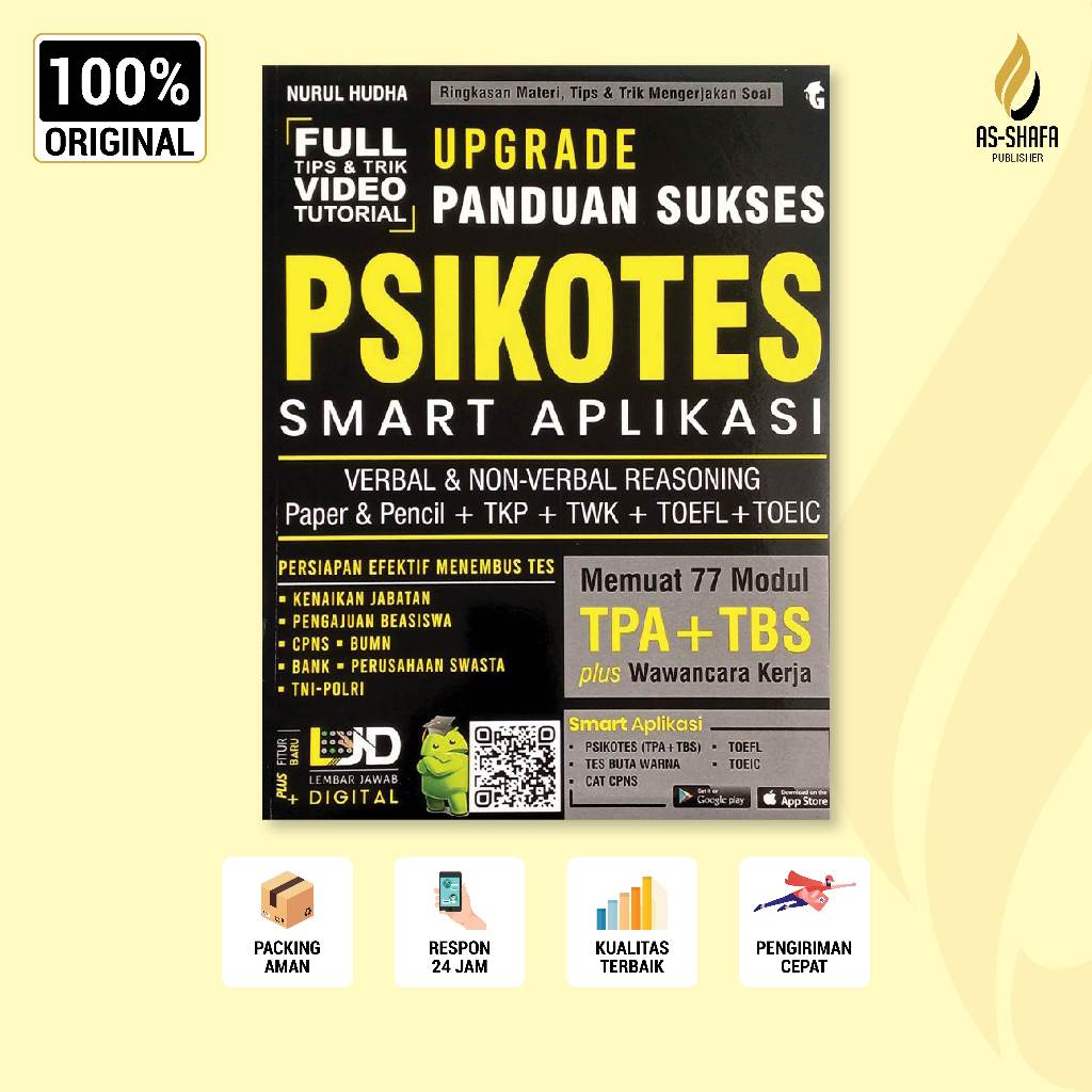 Buku Upgrade Panduan Sukses Psikotes Smart Aplikasi Lolos Psikotes CPNS, BUMN, Bank, TNI–Polri & Ker