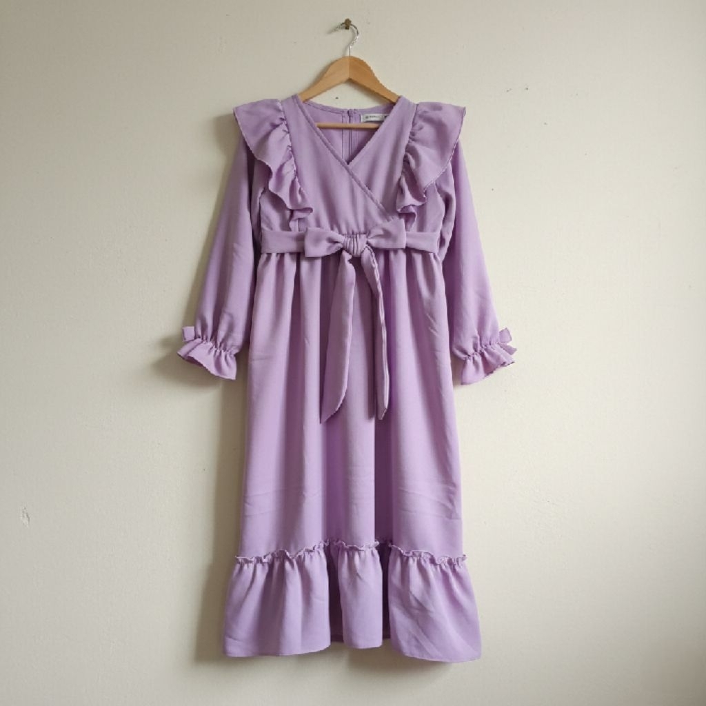 Gamis Anak Konveksi Kimono Pita Pink