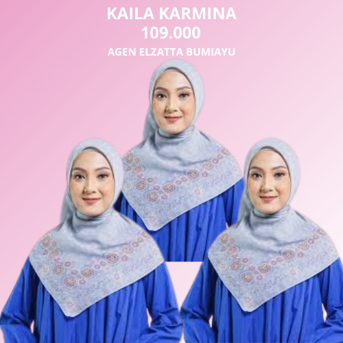 New Collection Elzatta Hijab Motif Kaila Karmina Voal Liza
