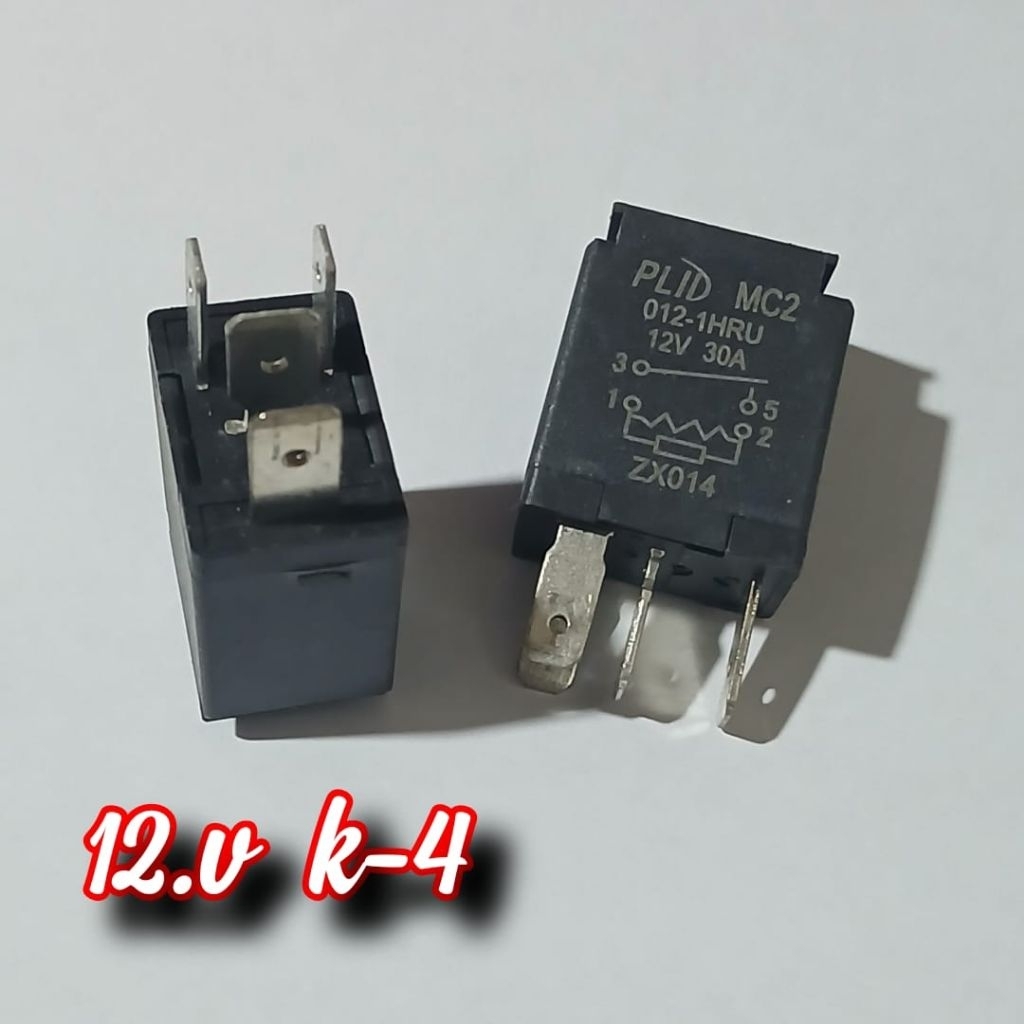 Relay mini 12v kaki 4 Omron plid