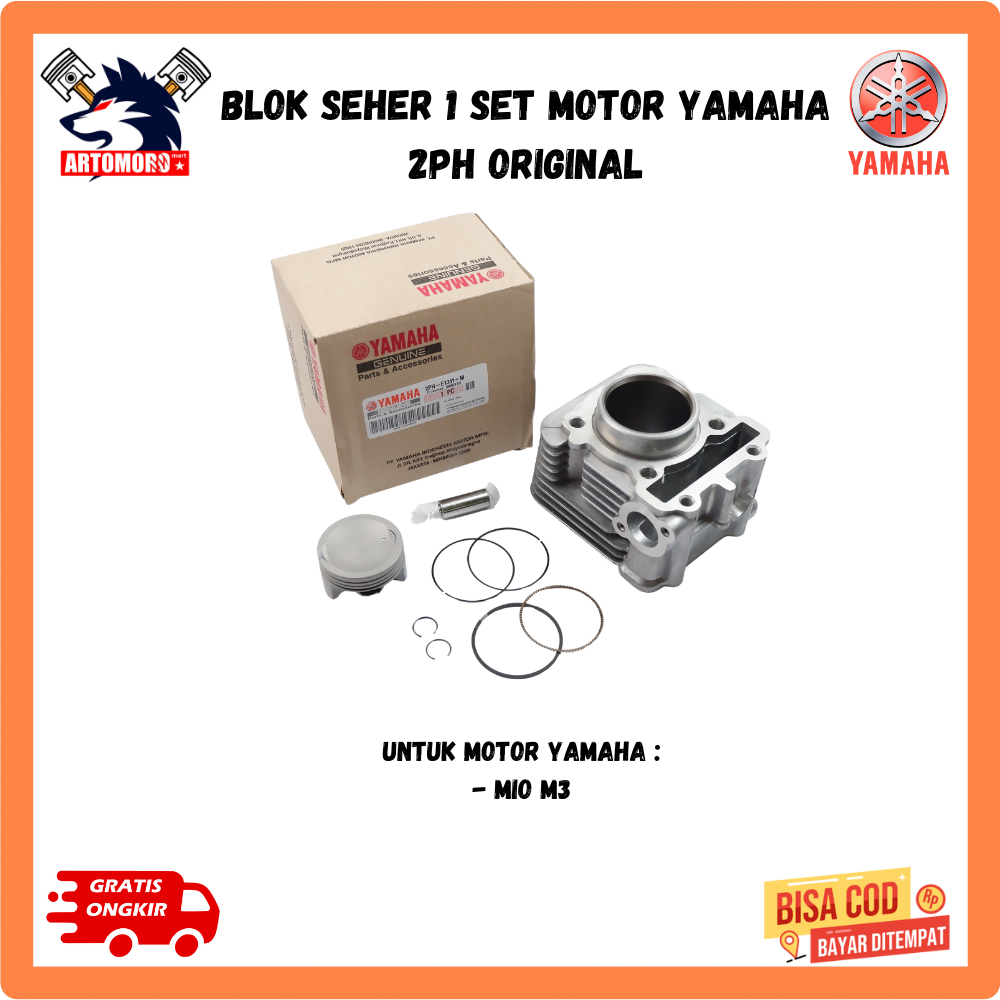 Blok Seher 1 Set Motor Yamaha Mio M3 - 2PH original