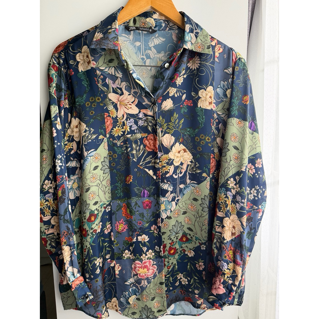 zara satin shirt zara second zara preloved