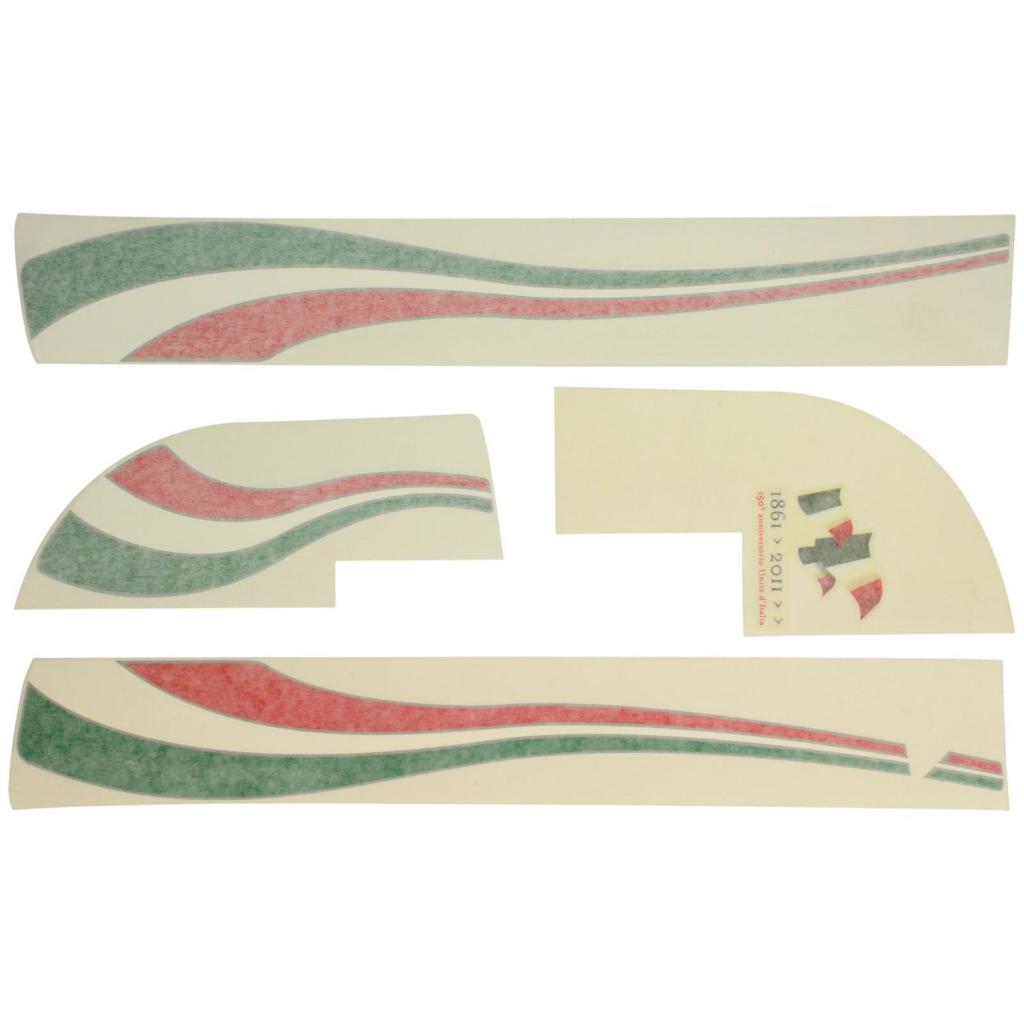 Sticker Stiker Kit Flame Piaggio PX Anniversary