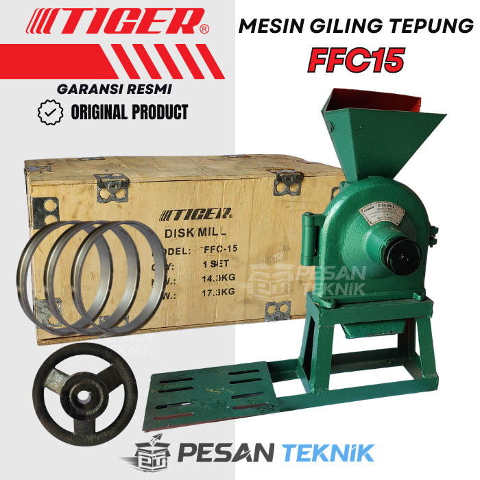 Mesin Penggiling Tepung Disk Mill Disk Mill  TIGER FFC15