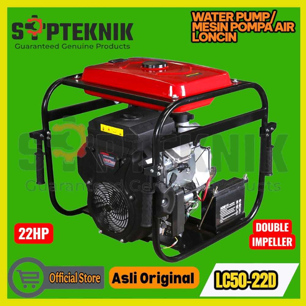 MESIN POMPA AIR LC50-22D DOUBLE IMPELLER 22HP LONCIN