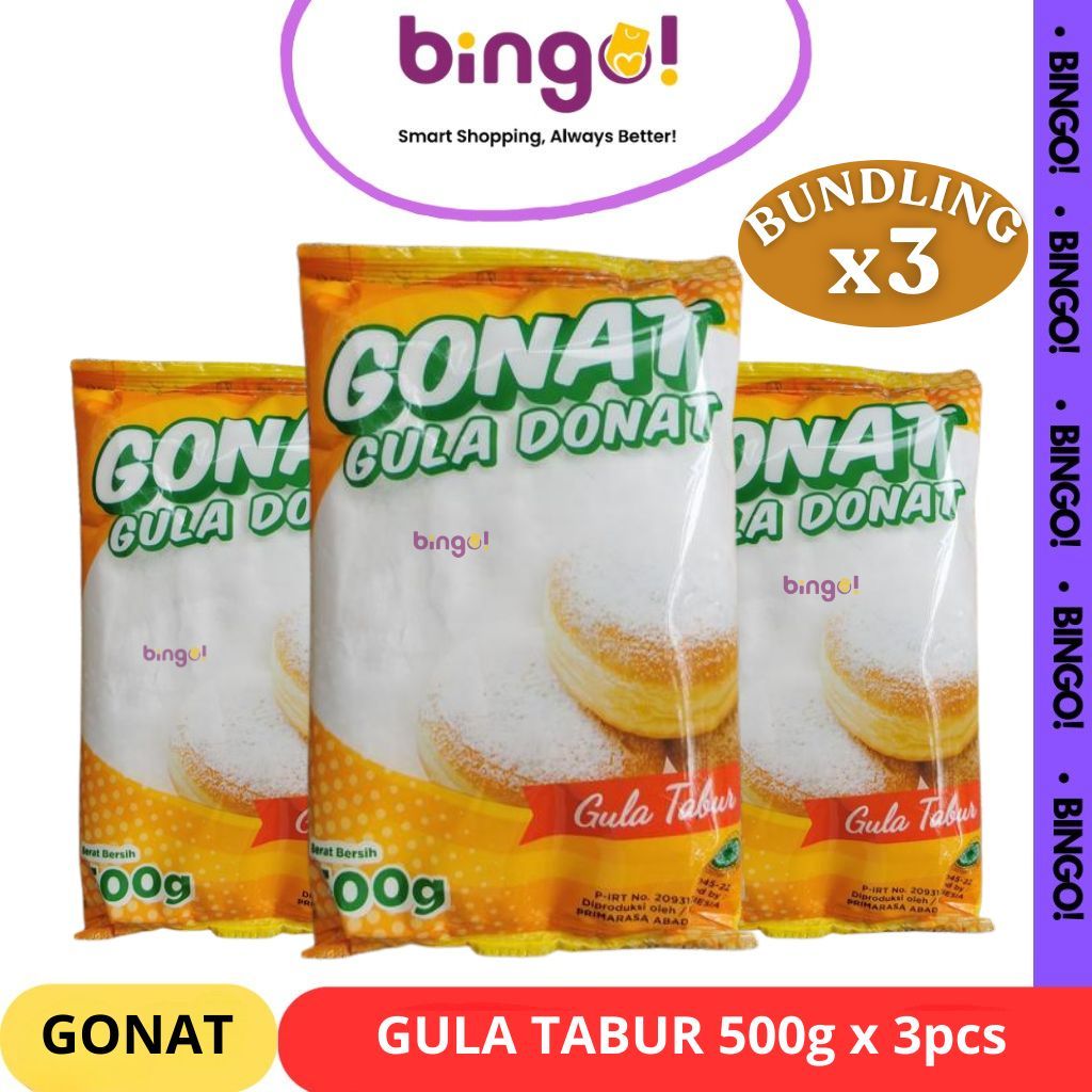 Gonat Gula Donat 500gr | Gula Tabur | Gula Donat | Gula Baking
