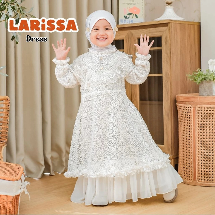 (6 BLN - 12 THN) Dress Gamis Rayya Dress Lebaran Anak Perempuan Baju Couple Raya Muslim Kids Gamis A