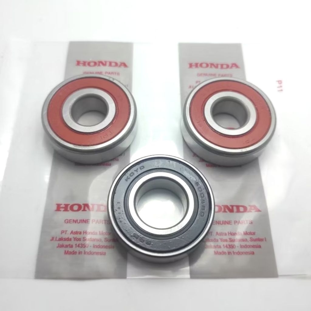 Bearing Nap Gear + Roda Belakang 6004+6302+6302 Honda CB150R CBR 150 New Old Verza Megapro New Old C
