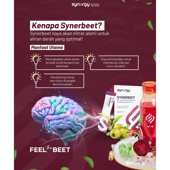 Synergy SYNERBEET Minuman Bit Merah untuk Jantung Sehat
