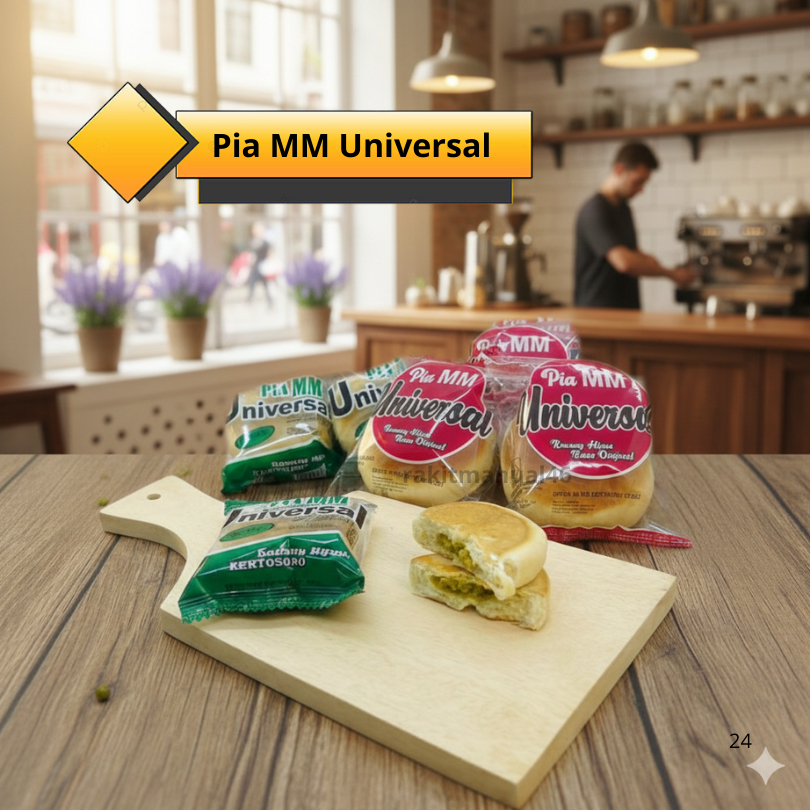 Kue Pia Basah / Jajan Pia Kacang Ijo Asli / Universal / Oleh-Oleh Khas / Pia Terlaris