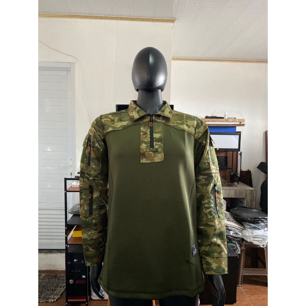 Baju Tactical Combat  Shirt Phoenix Sage/ bahan Ribstop SR Kombinasi Scuba Premium/ baju BDU / Origi
