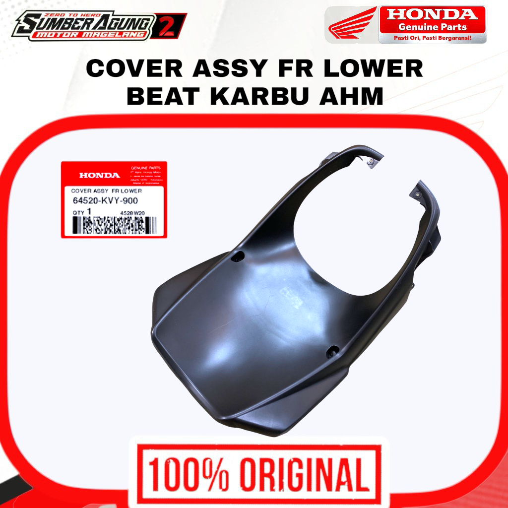 LEG SHIELD BODY KASAR COVER ASSY FR LOWER TEBENG LUMPUR HONDA BEAT KARBU ORIGINAL AHM