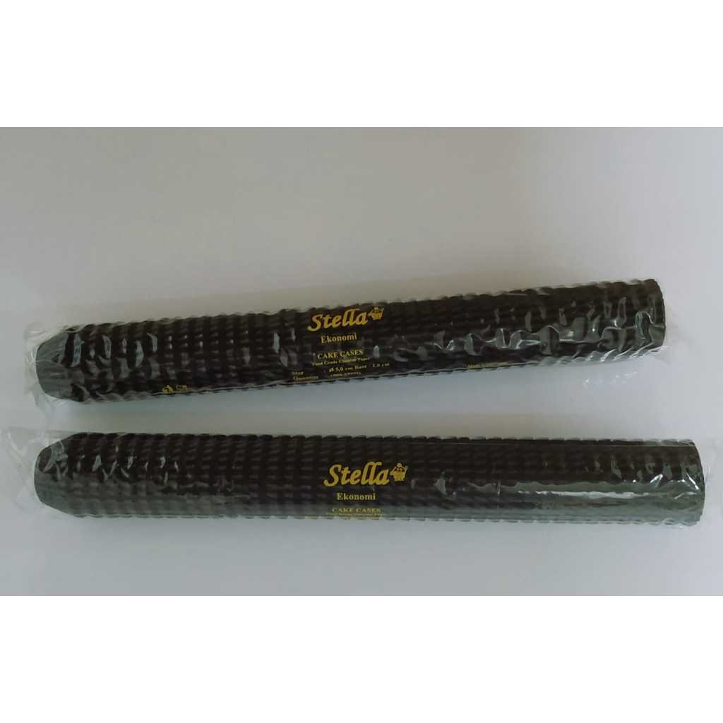 Stella Case Nastar 50/20 Black roll 1000 pc Cake case kertas Nastar case nastar cup nastar
