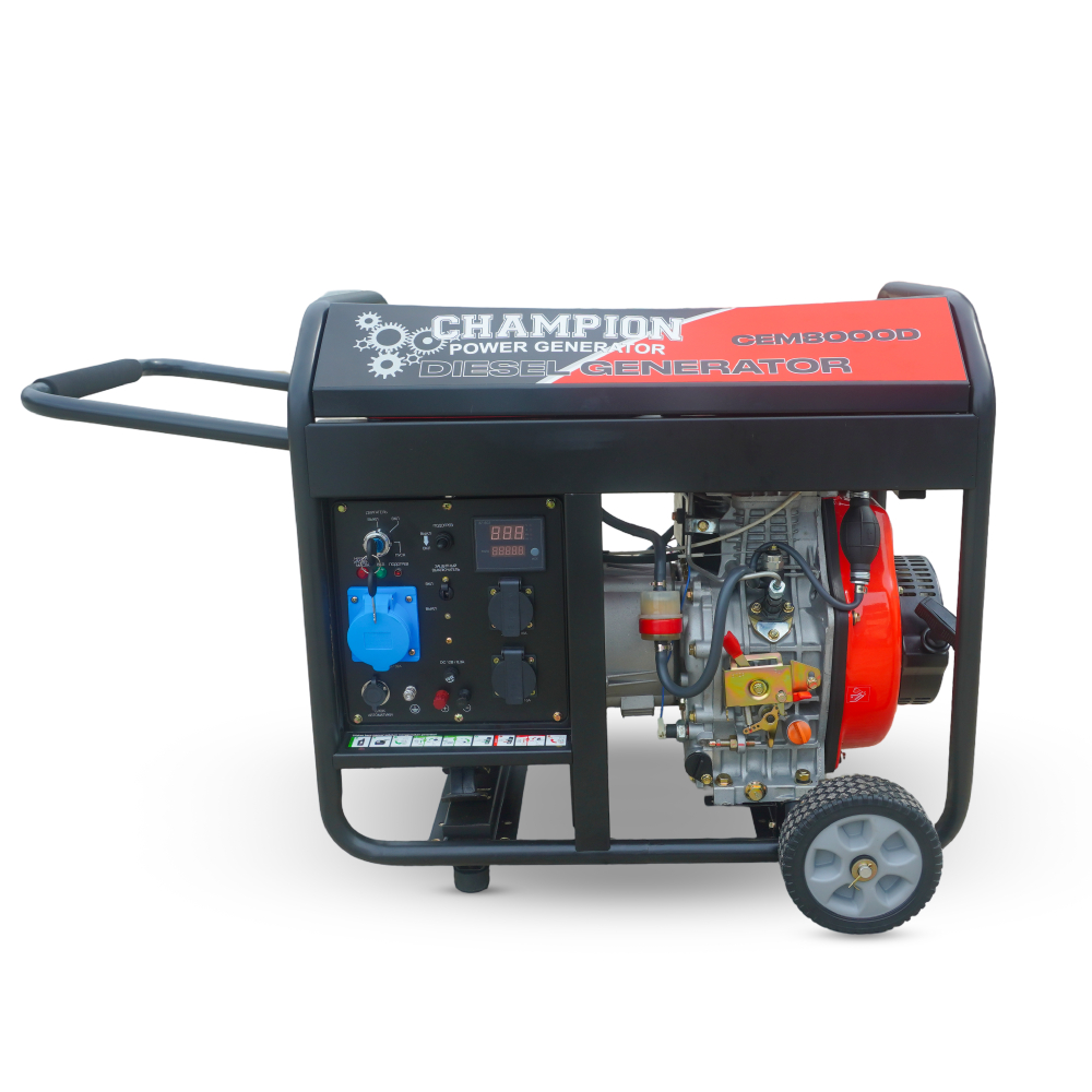 Genset 5000 watt Solar Champion CEM 8000D / Genset 7 KVA Diesel