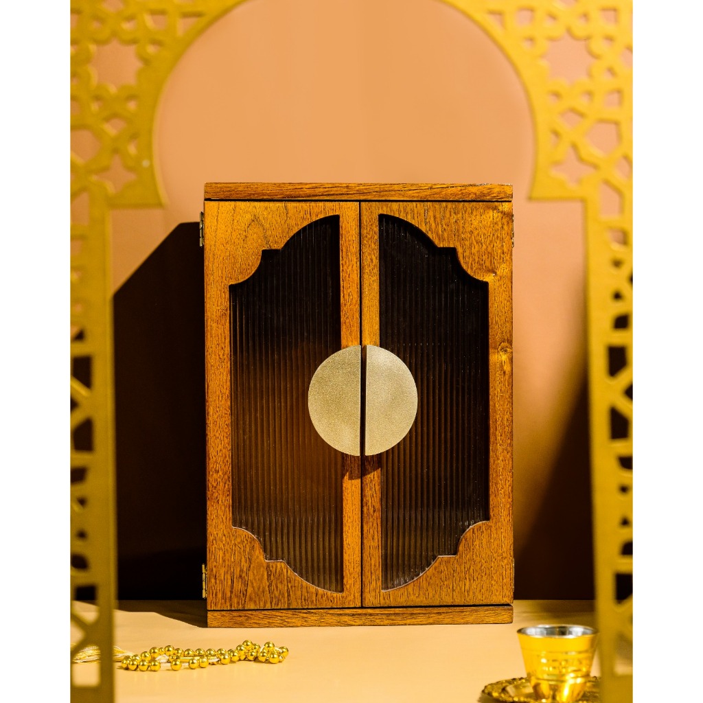 Wooden Box / Kotak Kayu Packaging Hampers Lebaran - Festive Box