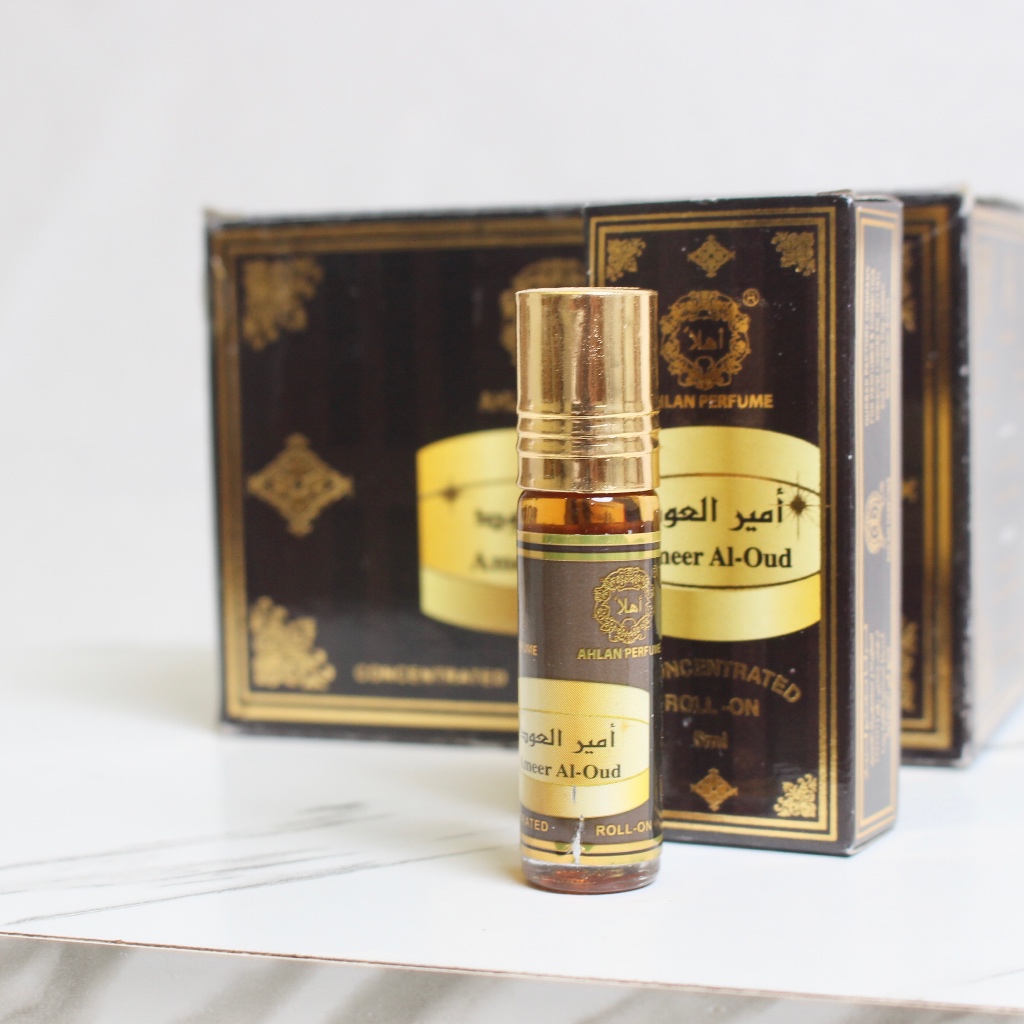 MINYAK WANGI AMEER AL - OUD AHLAN PERFUME ROLL ON 6 ML | OLEH - OLEH HAJI DAN UMROH
