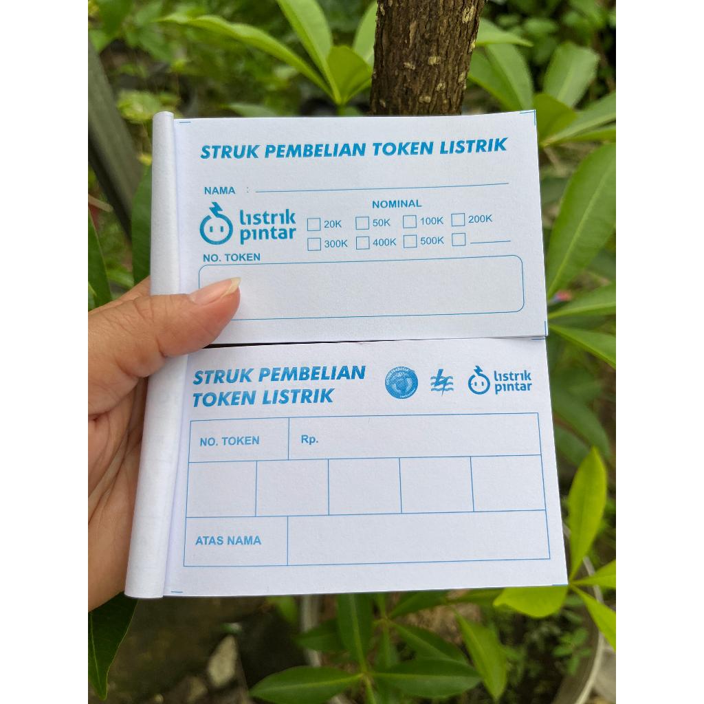 STRUK TOKEN LISTRIK/nota struk token listrik
