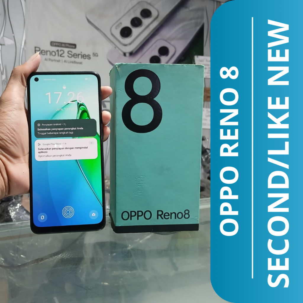 HP SECOND OPPO RENO 8 (8/256) / OPPO RENO 8 HP SECOND/SECOND LIKE NEW