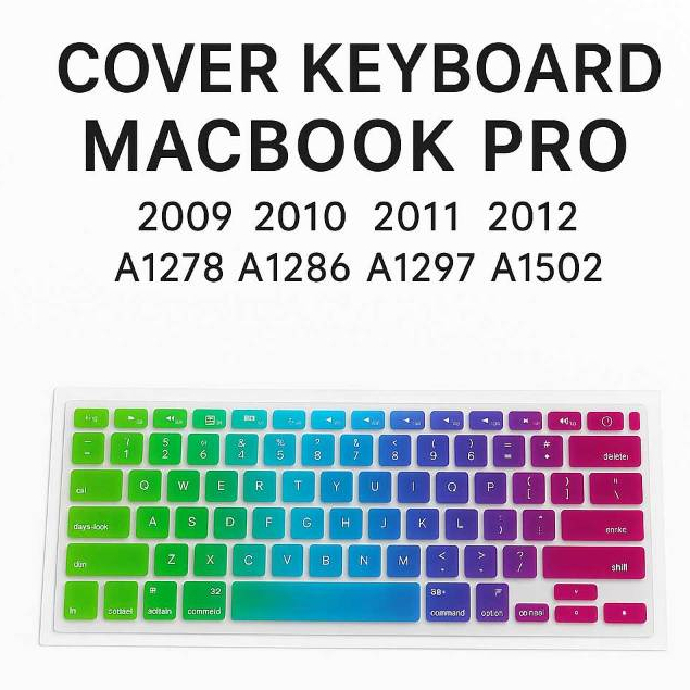 Keyboard Macbook Cover Protector Pro Air  A1278 A1286 A1297 A1502 2009 2010 2011 2012