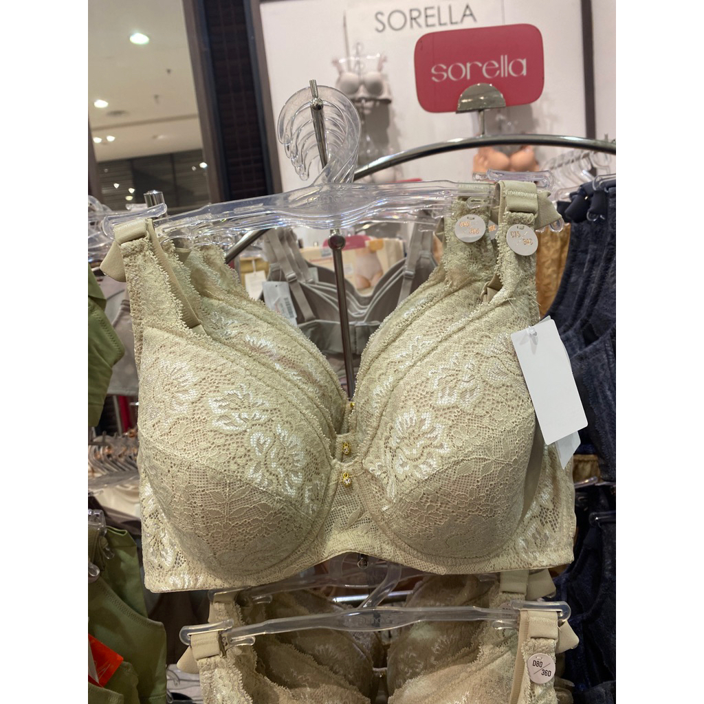Bra busa tipis berkawat sorella (S11-30173)