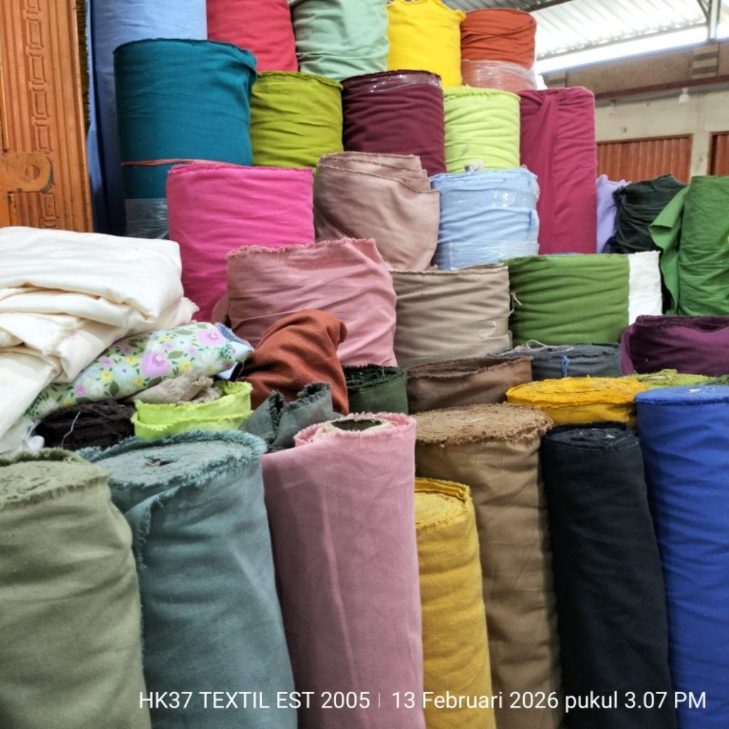 HARGA/0,5 M | BAHAN LINEN RAMI PREMIUM / KAIN LINEN RAMI POLOS / KATUN LINEN RAMI / BAHAN KEMEJA