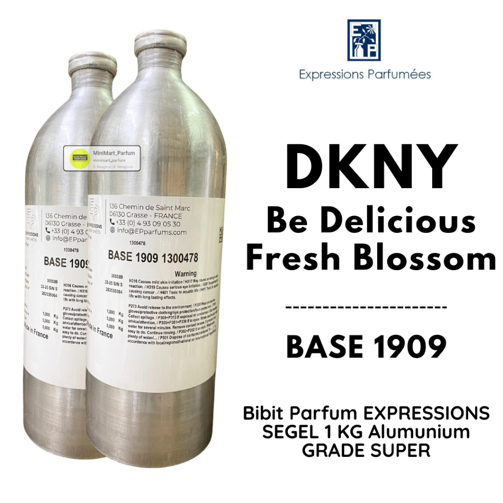 Bibit/Biang Parfum EXPRESSIONS - BASE 1909 Berkualitas SEGEL 1 KG Alumunium - Parfum Murni Wanita Ta
