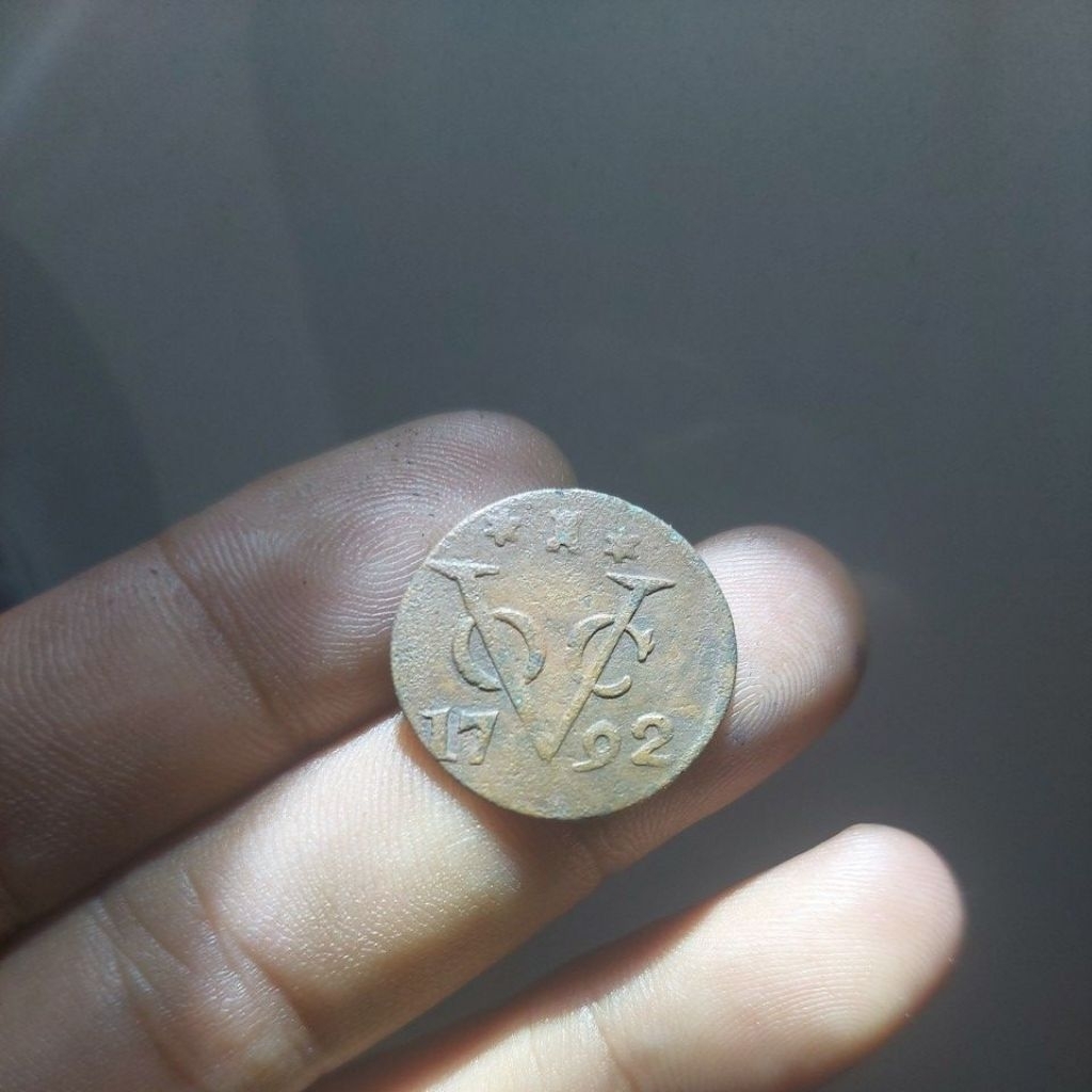 Koin voc Zeeland 1792. Xf asli