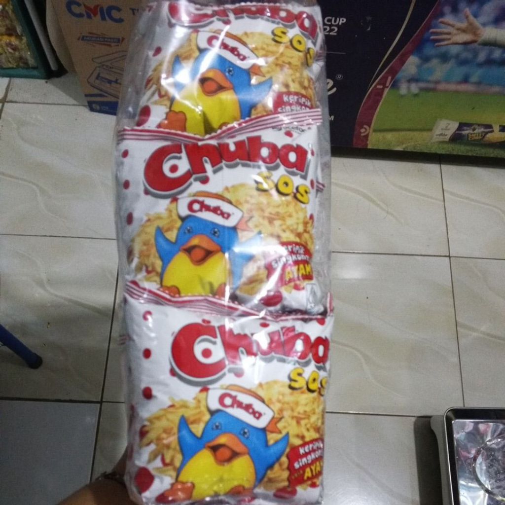 snack chuba sos keripik singkong  isi 20