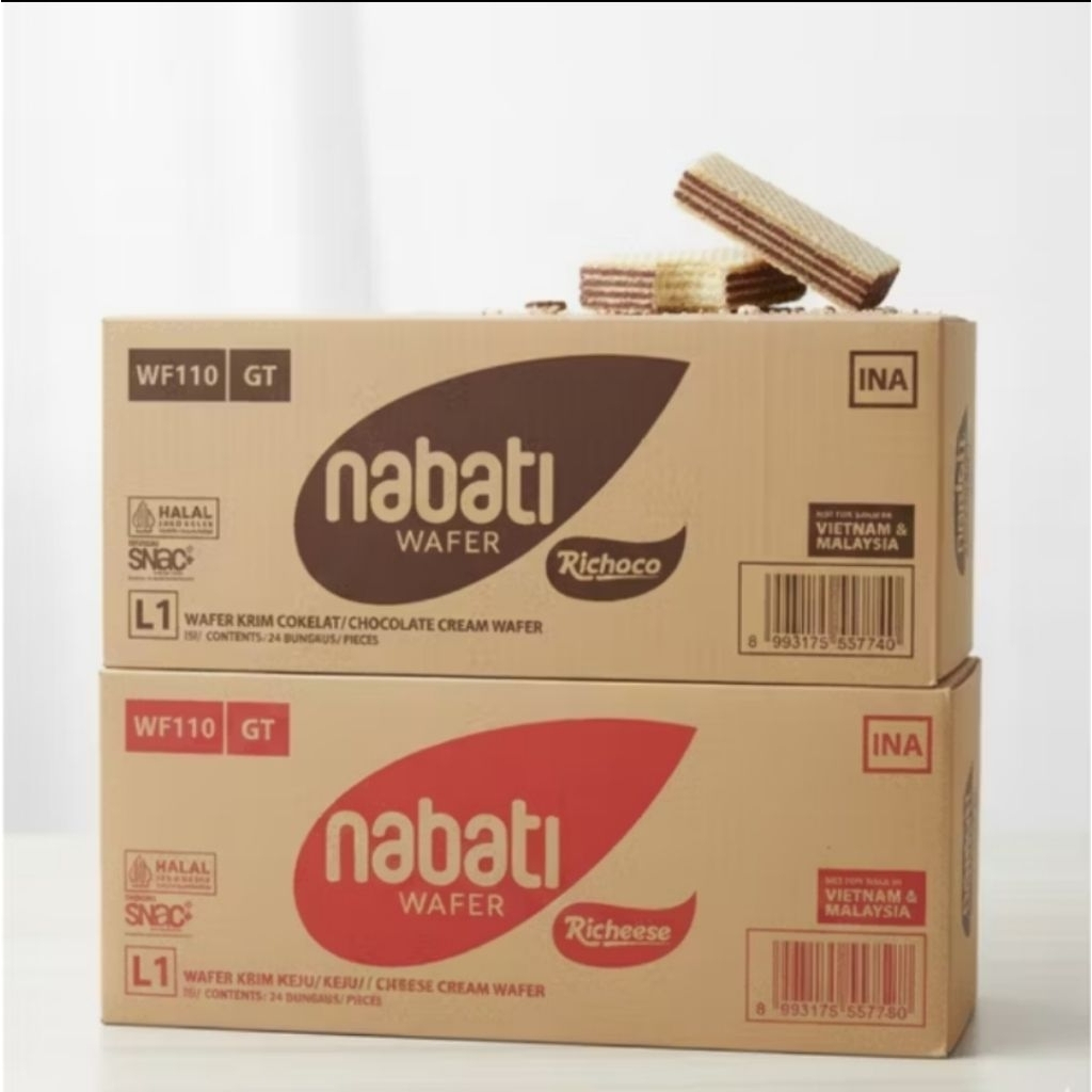 Wafer Nabati Ecer 2000 1 Dus isi 80pcs Karton