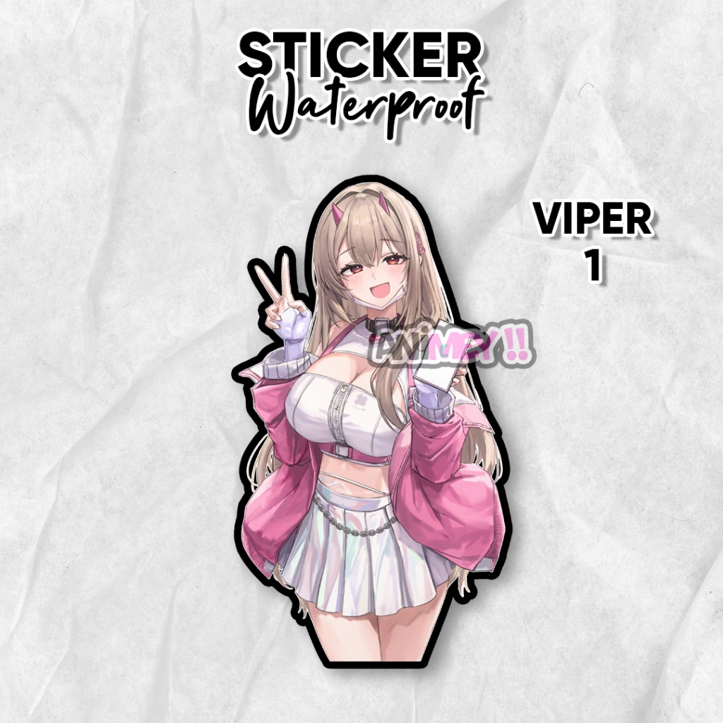 Stiker Viper Game NIKKE / Sticker Anime Waterproof