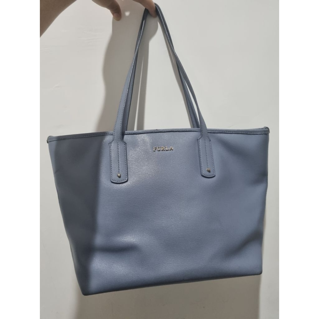 preloved furla tote bag