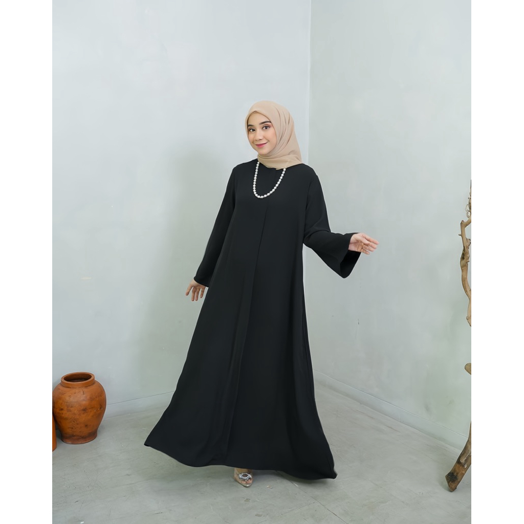 Hilya Abaya Gamis Bahan Twill Premium Abaya Remaja Terbaru
