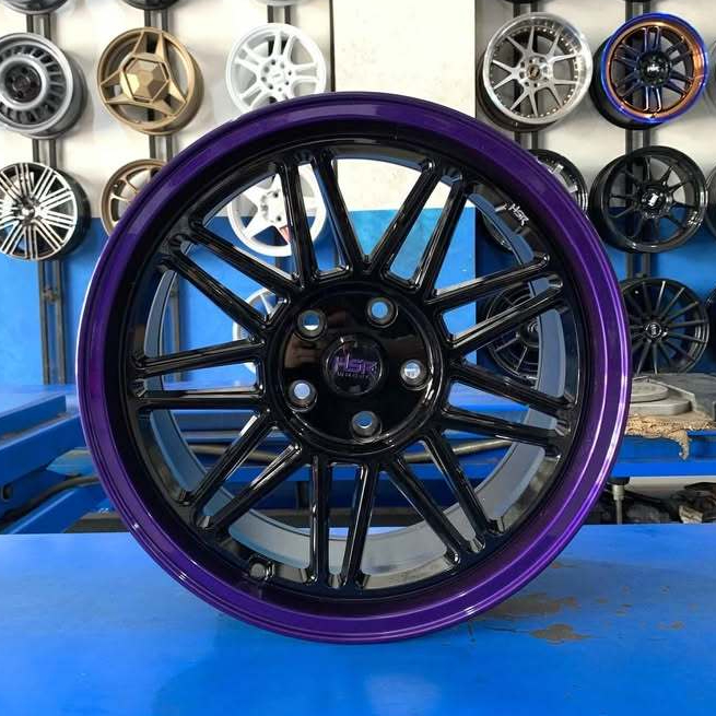 Velg Racing Ring 17 Lobang Baut 5 HSR TOBA Bisa Untuk Mobil Inova Xpander Terios Hrv Apv Dll