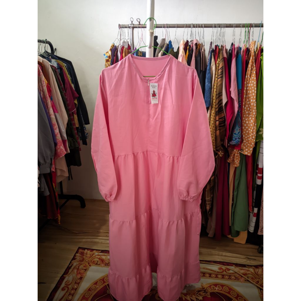 Gamis Jumbo Pink