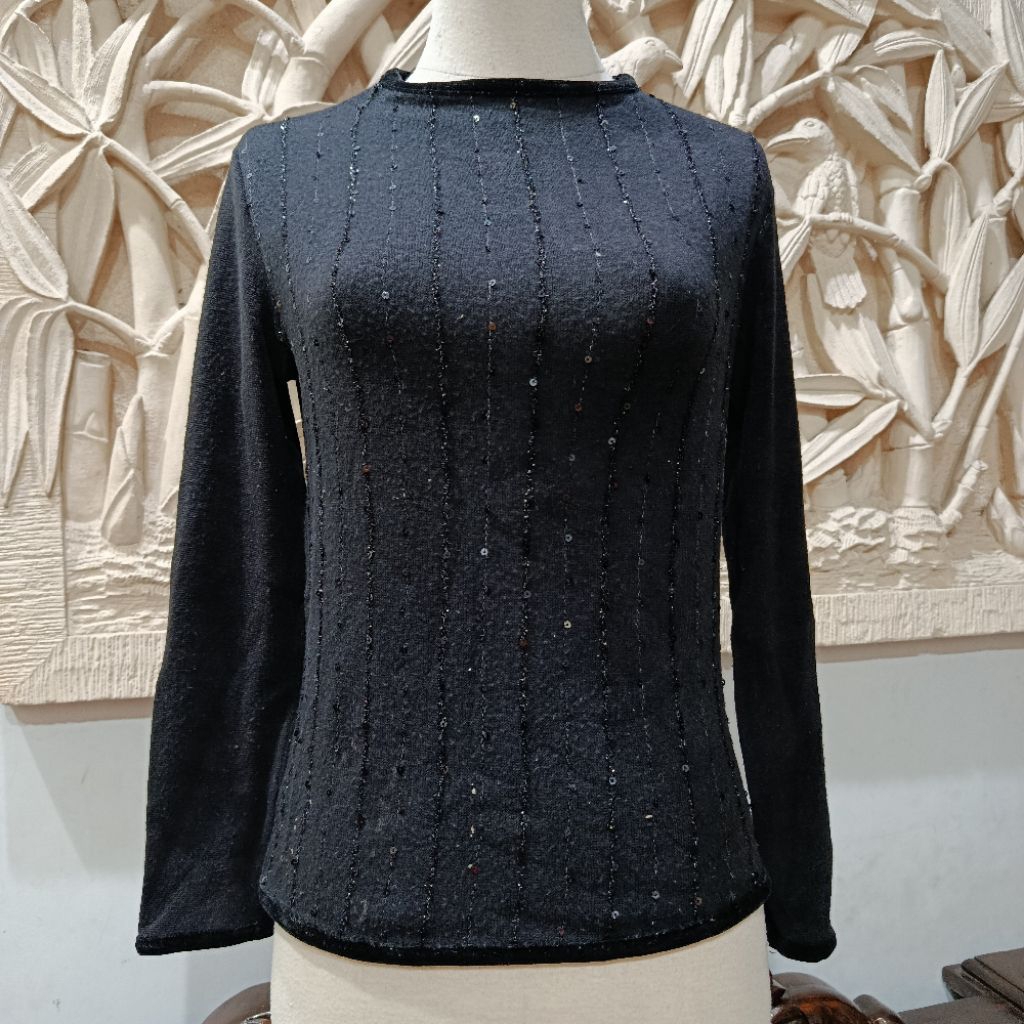 Kaos Wanita / Kaos Knit / Kaos Knit Wanita Lengan Panjang Pre Loved