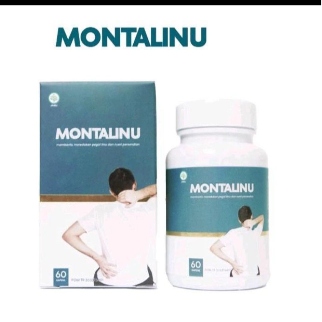 Obat Herbal Terbaik Montalinu Asli Original Mengatasi Nyeri Sendi Dan Linu isi 60 Capsol