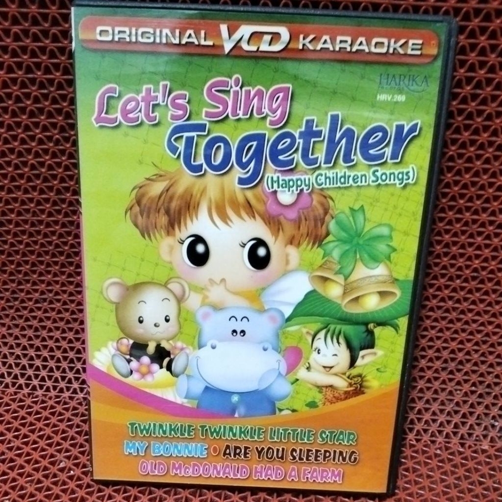 VCD KARAOKE LAGU ANAK 100% ORIGINAL KONDISI BARU