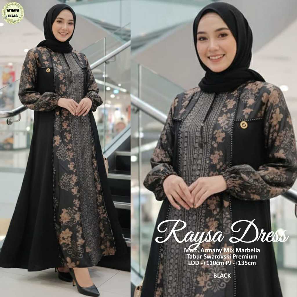 Gamis Batik Katun Motif Kombinasi All Size Busui Friendly Modern Jumbo Gamis Lebaran Wanita Terbaru 