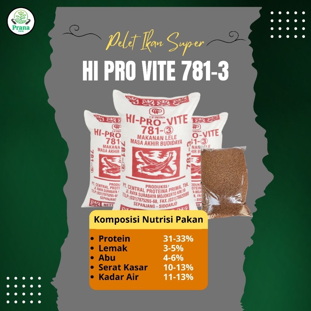 Pelet Ikan HI PRO VITE 781-3