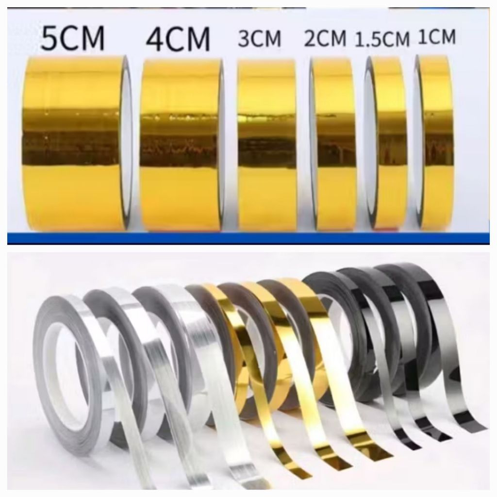 list gold/silver dinding dan lantai