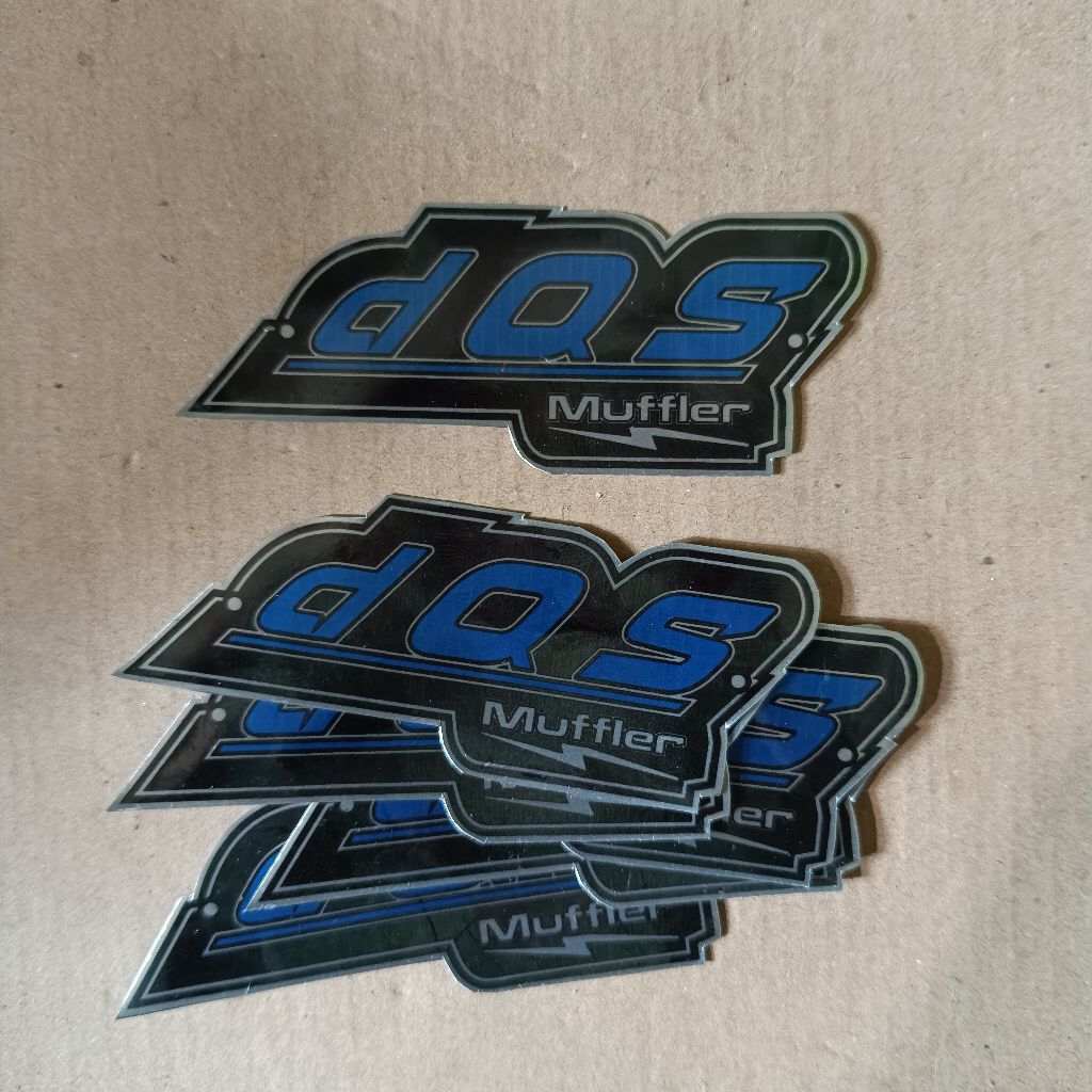 EMBLEM KNALPOT RACING DOS LOGO DOS