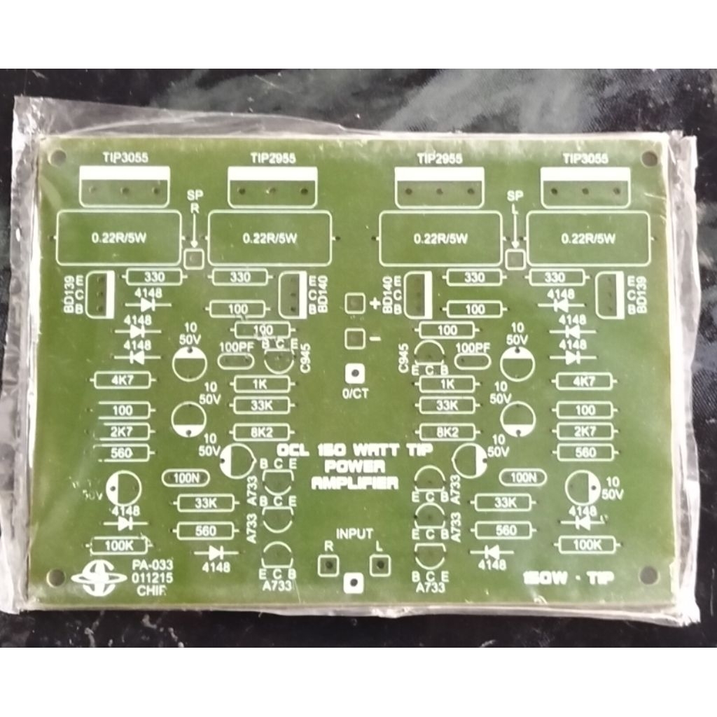 PCB Power Amplifier 150W Stereo TIP SATURN PA-033
