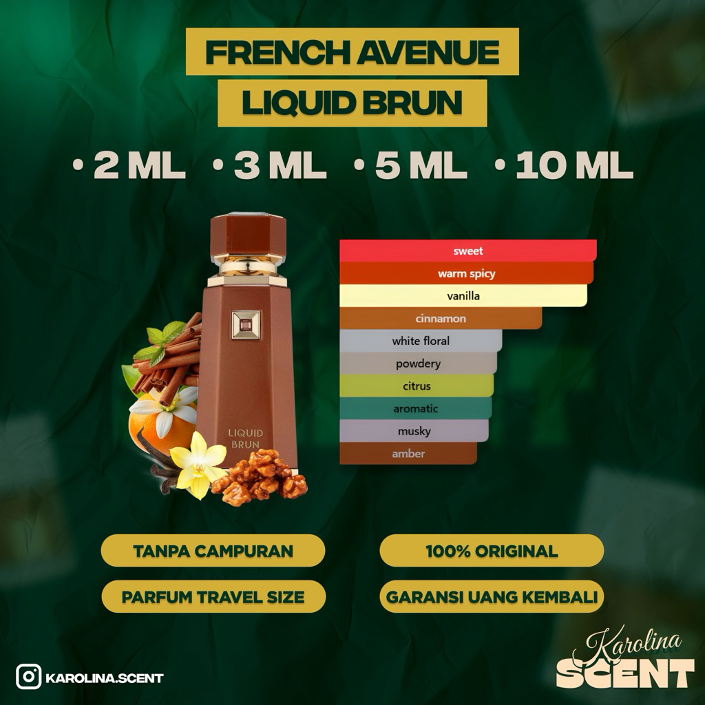 decant parfum liquid burn